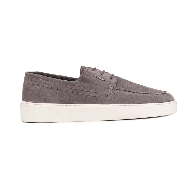 Red Chief Comfortable Genuine Leather Sneaker For Men | Rc4010 Grey