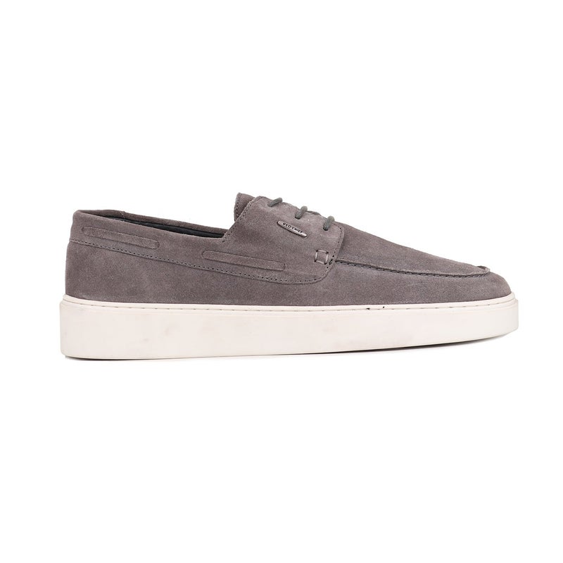 Red Chief Comfortable Genuine Leather Sneaker For Men | Rc4010 Grey - Image 1