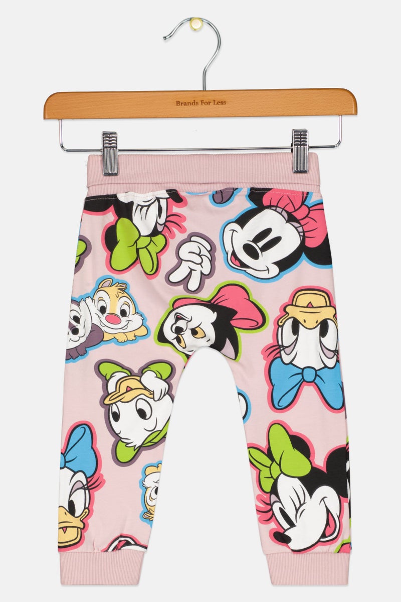 NAME IT Toddlers Girl Graphic Print Sweatpants, Multicolor - Image 2