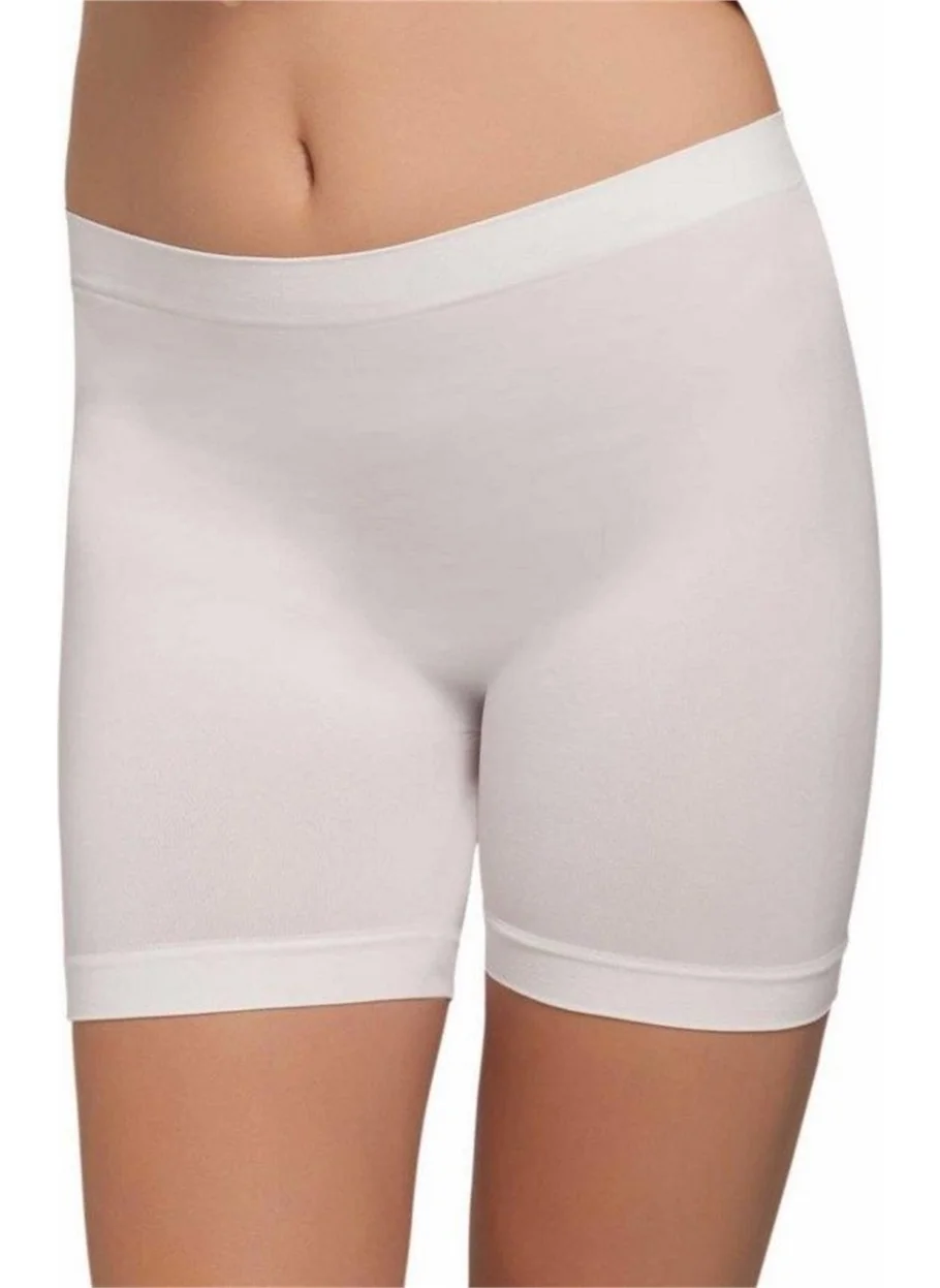 إن بي بي 2029 Seamless Long Shorts S White