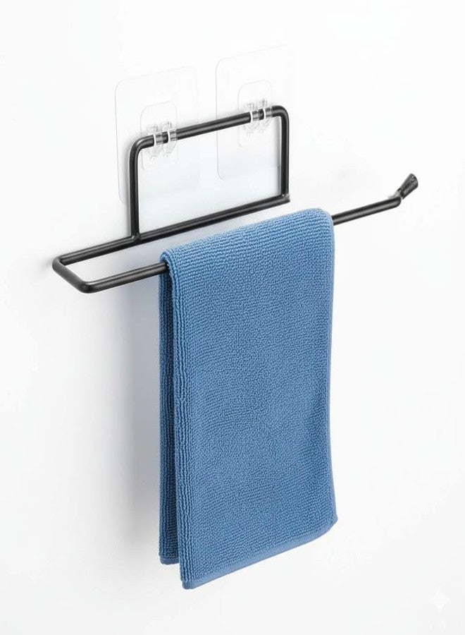 Decobuy Self Adhesive Napkin Holder for wash Basin Hand Towel Holder/Hanger for Bathroom Accessories Multipurpose Organiser - Pack of 2 - Image 1