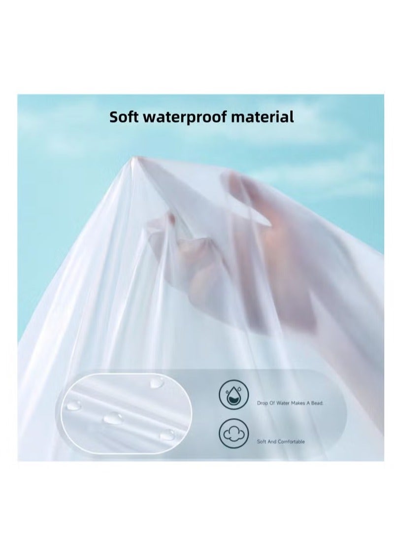 7-Pack Disposable Raincoat Set – Thickened Waterproof Emergency Poncho for Adults & Kids – Portable, Quick-Open, Lightweight Travel Rain Gear – Unisex One-Size Fits All with 7 Vibrant Colors – Perfect for Outdoor, Theme Park, Hiking, Festivals  - Image 3