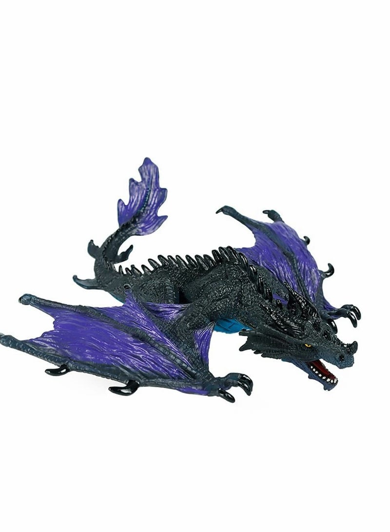 SYOSI 7.87 x 7.08 x 3.15 Inches Realistic Dragon Figurine Plastic Flying Dragon Model for Home Decoration - Image 3