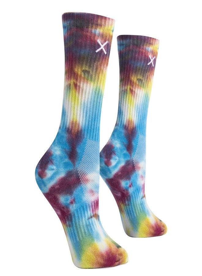 Odd Sox جوارب أود سوكس - باسيكس للجنسين - بتصميم ربطة العنق الحالمة - متوسطة - مصنوعة من مزيج قطني ناعم مضلع، مع دعم مبطن لقوس القدم، وقصة رياضية تسمح بالتهوية للرجال والنساء - Image 3