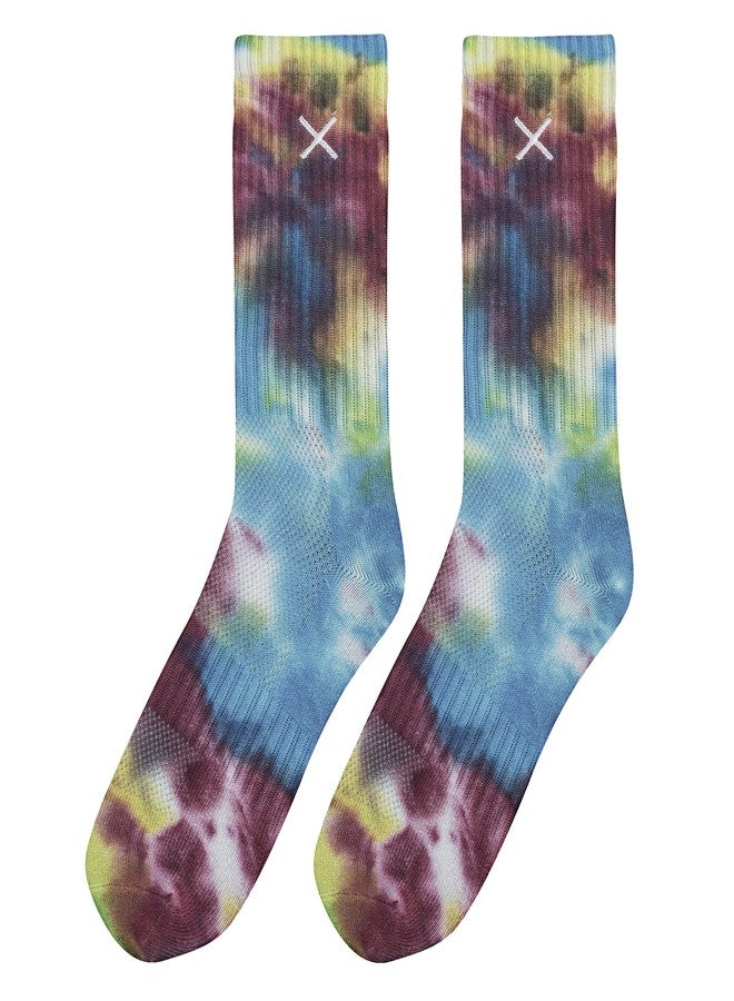 Odd Sox جوارب أود سوكس - باسيكس للجنسين - بتصميم ربطة العنق الحالمة - متوسطة - مصنوعة من مزيج قطني ناعم مضلع، مع دعم مبطن لقوس القدم، وقصة رياضية تسمح بالتهوية للرجال والنساء - Image 5