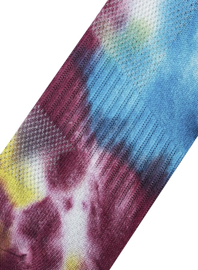 Odd Sox جوارب أود سوكس - باسيكس للجنسين - بتصميم ربطة العنق الحالمة - متوسطة - مصنوعة من مزيج قطني ناعم مضلع، مع دعم مبطن لقوس القدم، وقصة رياضية تسمح بالتهوية للرجال والنساء - Image 4