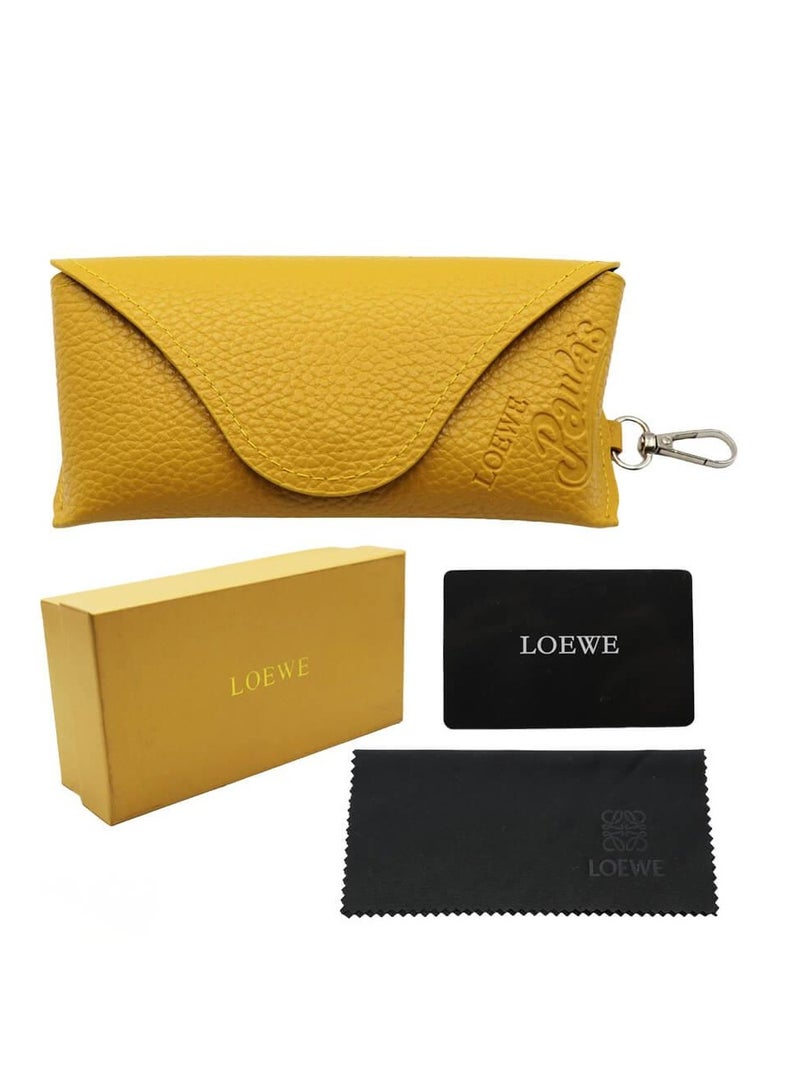 Loewe Anagram hexagonal sunglasses  in metal with a 3D LOEWE Anagram on the arm,Gold Frame Pink Lenses - Image 3