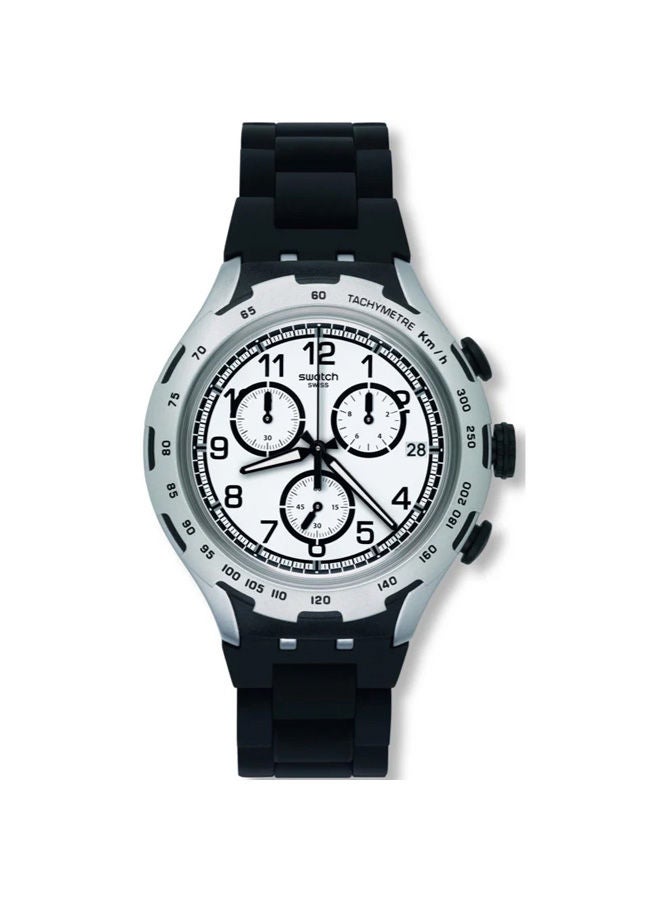 Swatch Silicone Chronograph Watch YYS4020AG - Image 1