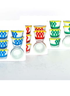 co arma Set of 12 pieces of green tea cups, green  - Image 3