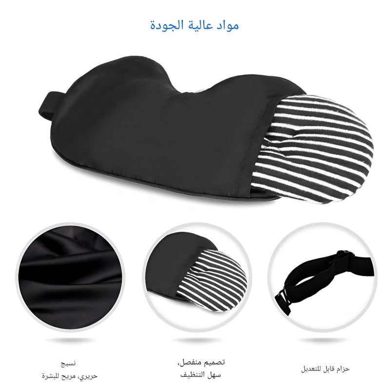 Migraine Relief Eye Mask - Sleep Solution for Headache and Sinus Pain Relief, Alleviates Puffy Eyes, Available in Various Colors - Image 2