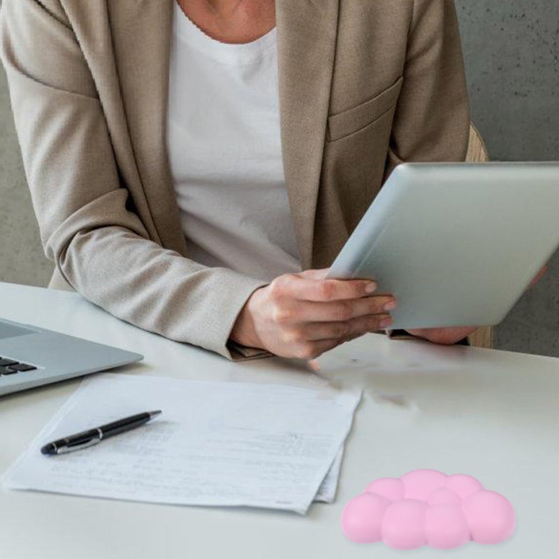 Pink Memory Foam Keyboard Wrist Rest Mousepad Set Non Slip Base Office Computer - Image 5