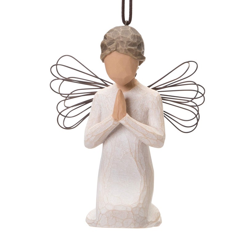 Willow Tree Angel of Prayer Ornament Sculpted HandPainted Figure