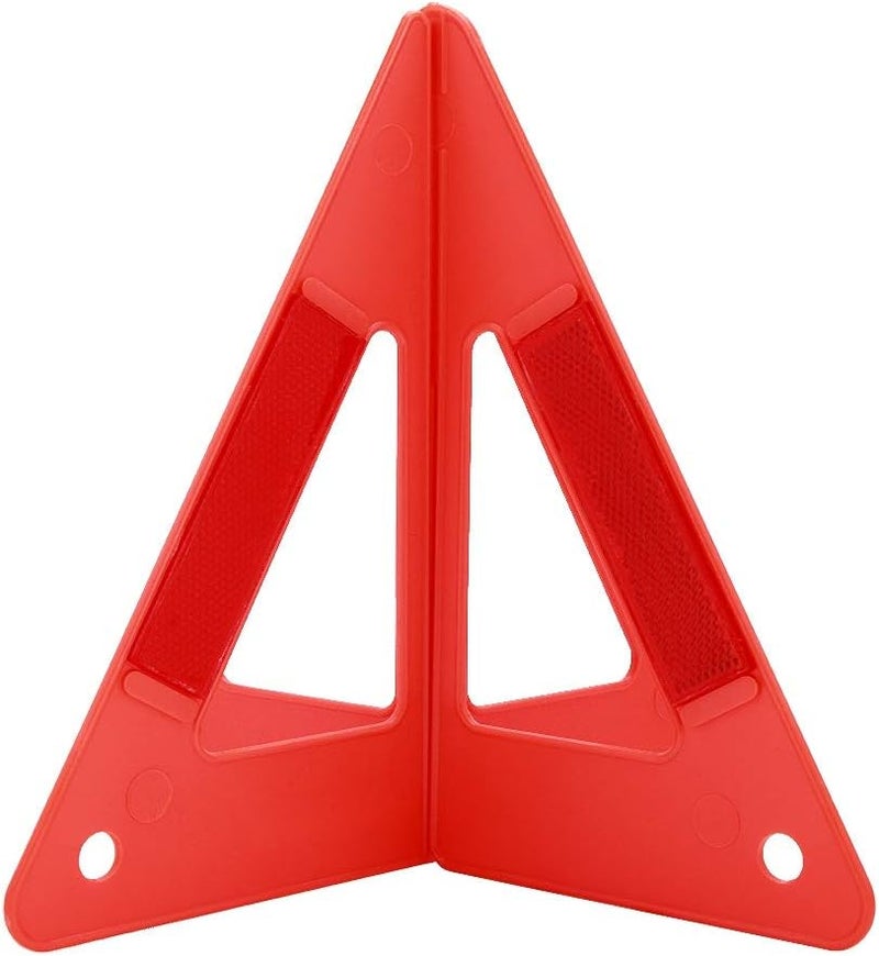 Tbest Triangle Warning Sign, Portable Car Emergency Breakdowns Reflective Warning Safety Road Stop Sign Triangle for Car - Image 1