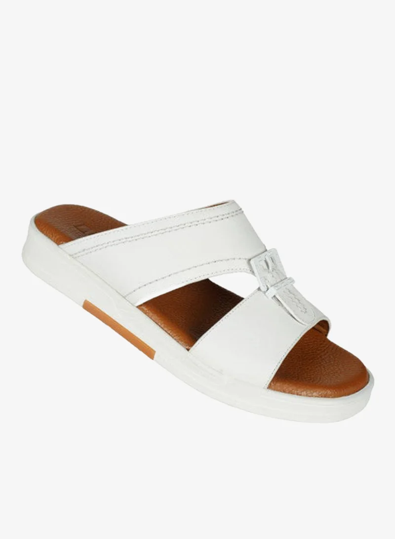 008-3395 Barjeel Uno Men Arabic Sandals BJM 07 White
