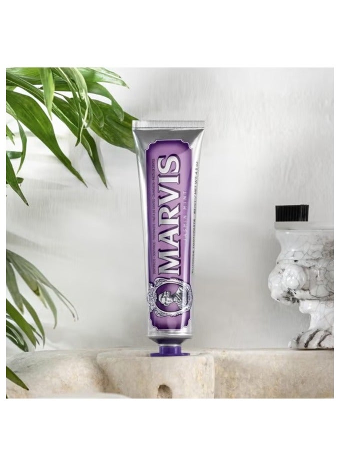 Marvis Jasmin Mint Toothpaste 85ml – Luxurious Italian Toothpaste with Floral Mint Fusion - Image 3