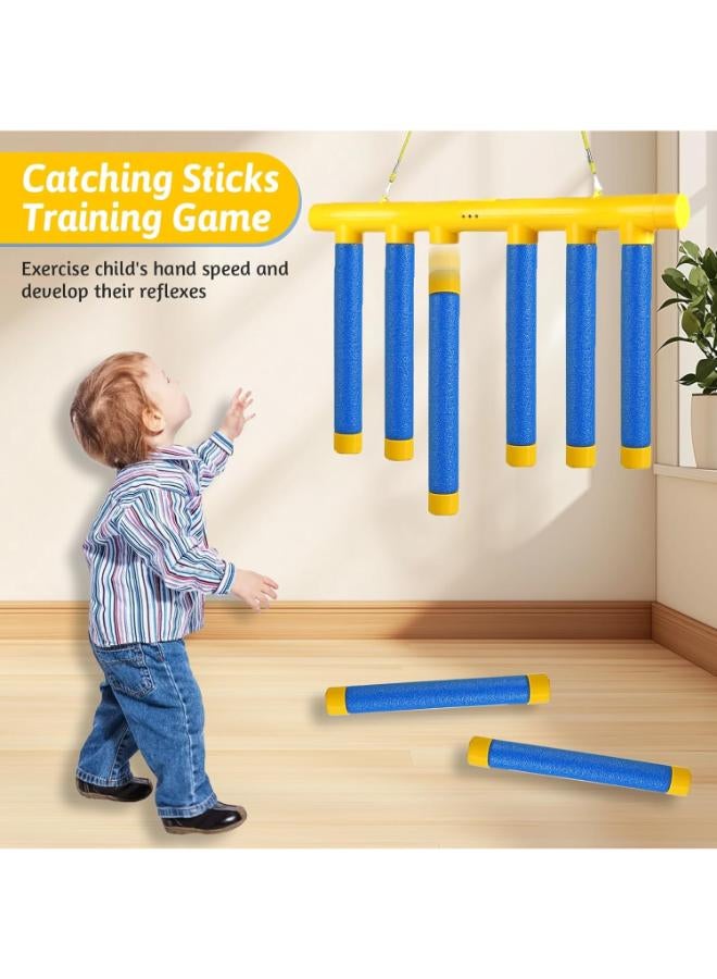 Catch the Stick Training Game Interactive Reaction Toys Indoor Hand-Eye Training Game Coordination Fallen Sticks Catching Game Gift for Children Adults Christmas - Image 4