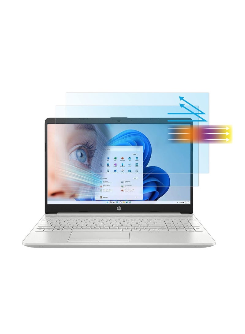 15.6 inch Removable Anti Glare Blue Light Screen Protector for HP/Dell/Sony/Samsung/Lenovo/Acer ,15.6" 16:9 Laptop PC Anti-UV Eye Protection Reduce Eye Fatigue - Image 1