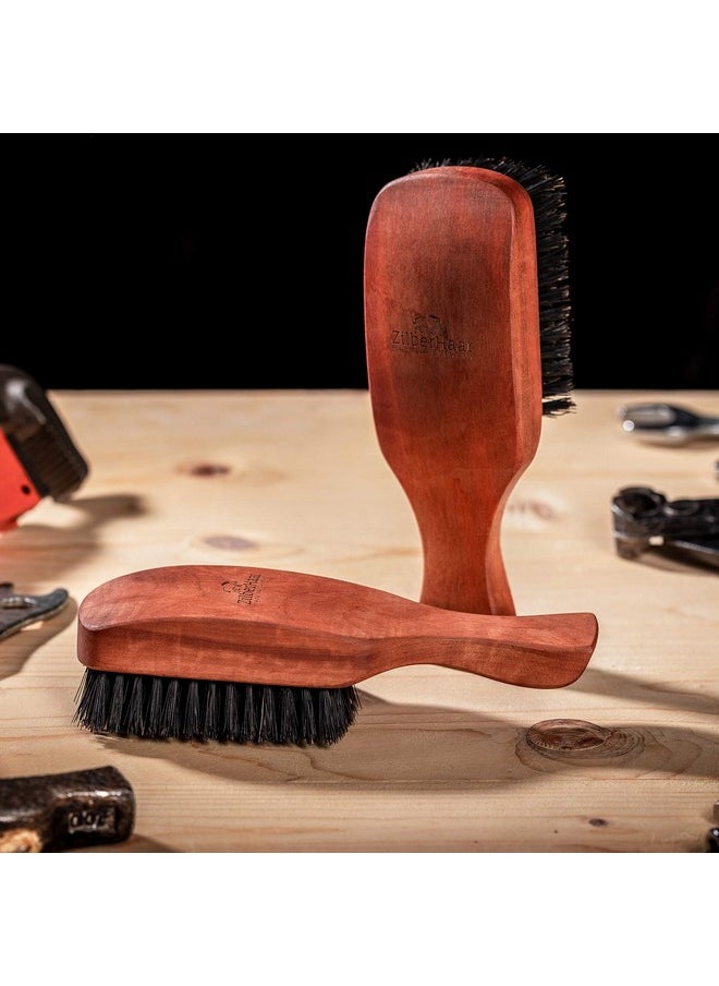 ZilberHaar Major Hair & Beard Brush For Menstiff Boar Bristles And Pearwoodall Beard And Hair Typesperfect For Thick Or Thin Hairmen'S Hair Brush And Beard Brushmade In Germany  - Image 4