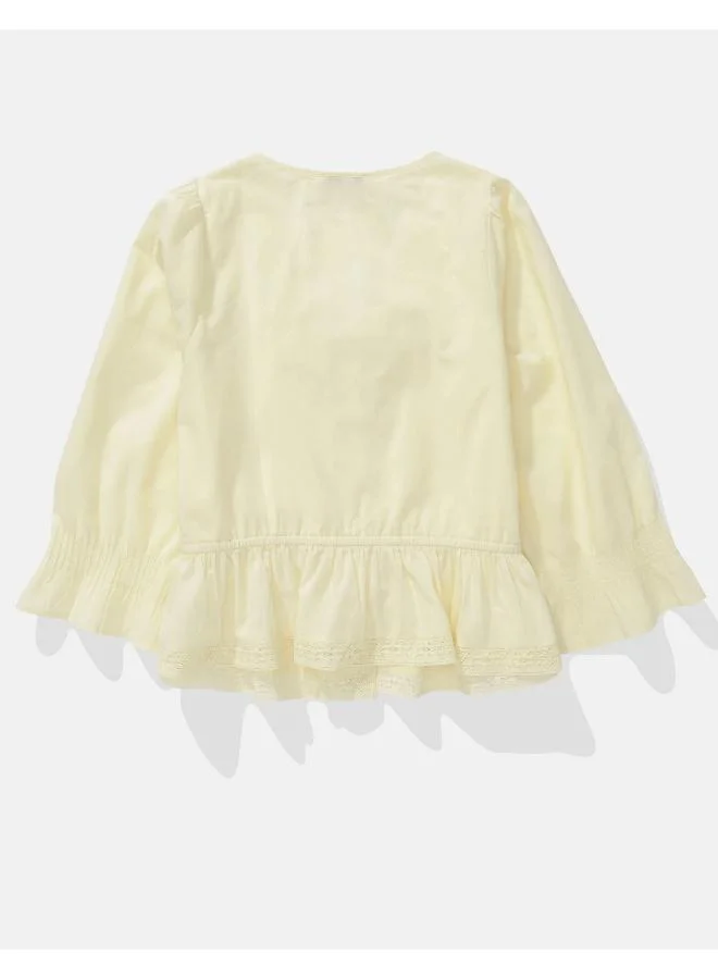 امريكان ايجل AE Bell Sleeve Blouse