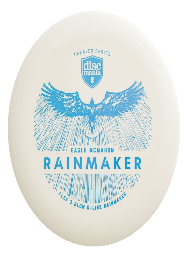 Discmania Eagle McMahon Rainmaker Glow D-Line Flex 3 Disc Golf Putter (Stamp Colors Will Vary) 173-176g - Image 3