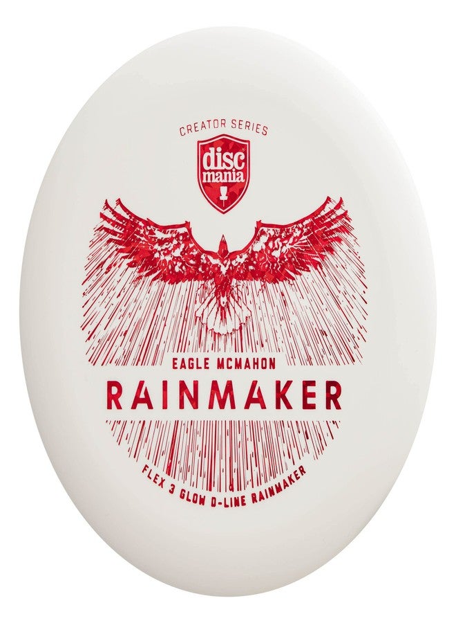 Discmania Eagle McMahon Rainmaker Glow D-Line Flex 3 Disc Golf Putter (Stamp Colors Will Vary) 173-176g - Image 1