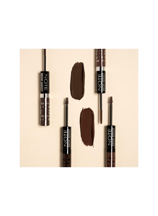 Note Note Brow Addict Tint & Shaping Gel Walnut Oil - No. 02 Light Brown  - Image 2