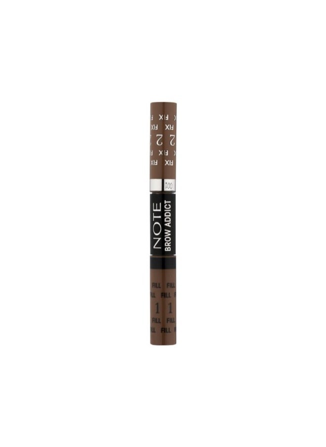 Note Note Brow Addict Tint & Shaping Gel Walnut Oil - No. 02 Light Brown  - Image 3
