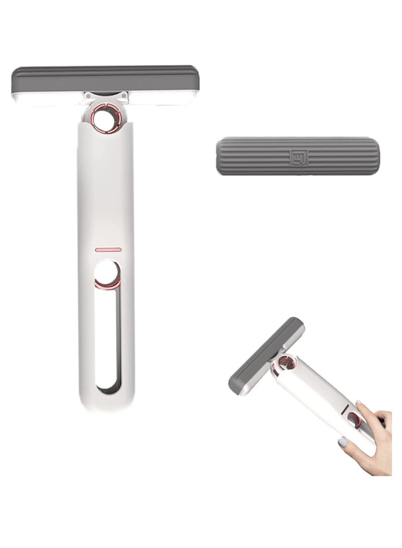 Zikra Portable Self-Squeeze Mini Mop Short Lazy Hand Wash-Free Strong Absorbent Bathroom Kitchens Tableware Desktop Glass - Image 2