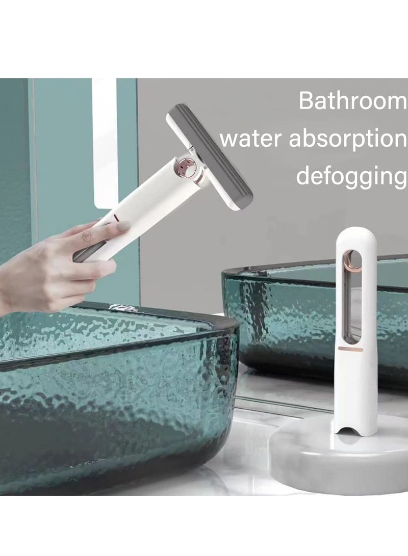 Zikra Portable Self-Squeeze Mini Mop Short Lazy Hand Wash-Free Strong Absorbent Bathroom Kitchens Tableware Desktop Glass - Image 4