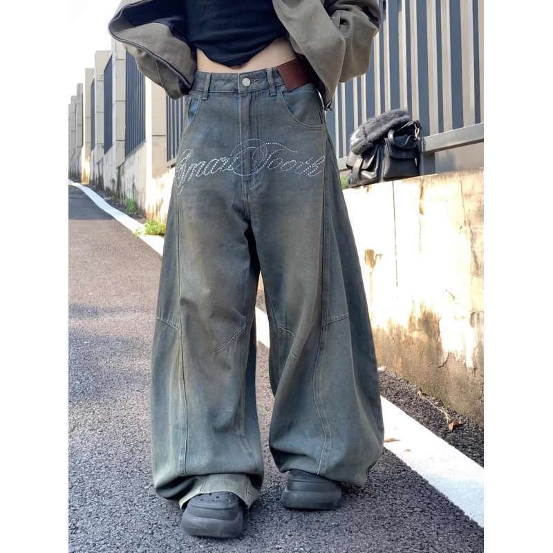 Unisex Classic Denim Jeans Loose Fit Daily Outdoor Wear - Image 4