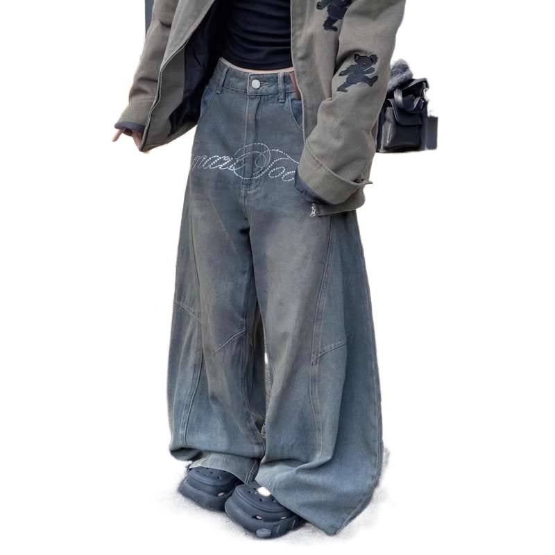 Unisex Classic Denim Jeans Loose Fit Daily Outdoor Wear - Image 5
