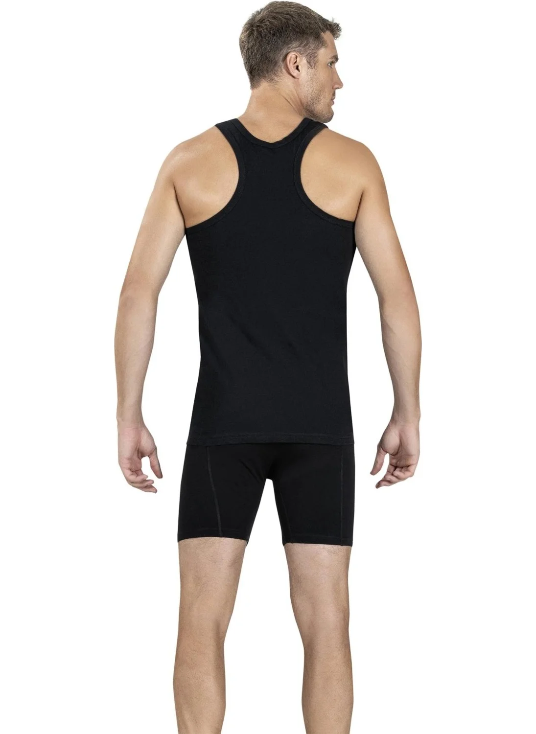جيبر Men's Sportsman Rambo Colorful Suspender Undershirt 113 - 6 Pieces