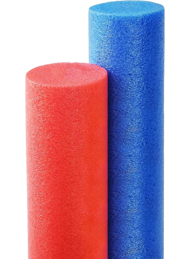 ديلوكس عوامات فوم فاخرة للسباحة – نودلز عائمة سميكة ومتينة للاستخدام في المسابح، ألعاب مائية للأطفال والكبار، ألوان متعددة زاهية، بطول 132 سم، مثالية للطفو والسباحة والأنشطة المائية الصيفية - Image 1