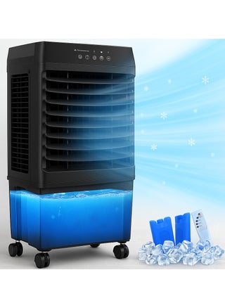 50L Evaporative Air Cooler with Ice Cooling Drawer, 3 in 1 Fan Humidifier Cooler, Touch Panel, 3 Speed, Wide Angle Airflow, Quiet Operation, Portable for Home Office Garage Outdoor - pzsku/Z9C80D3A5AAD0188822CDZ/45/1748453325/cf627d15-c035-4b7c-9ef9-1575e88585bc