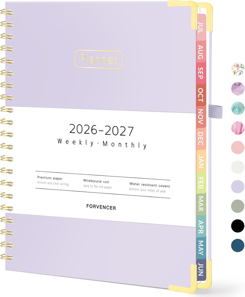 Forvencer مخطط 2026-2027، A4، أرجواني - Image 1