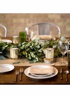 Excefore 12 Pieces Gold Votive Candle Holders for Table - Glass Votives Gold Candle Holder - Candle Holder for Wedding Centerpieces & Party Decorations 's Table Decor  - Image 5