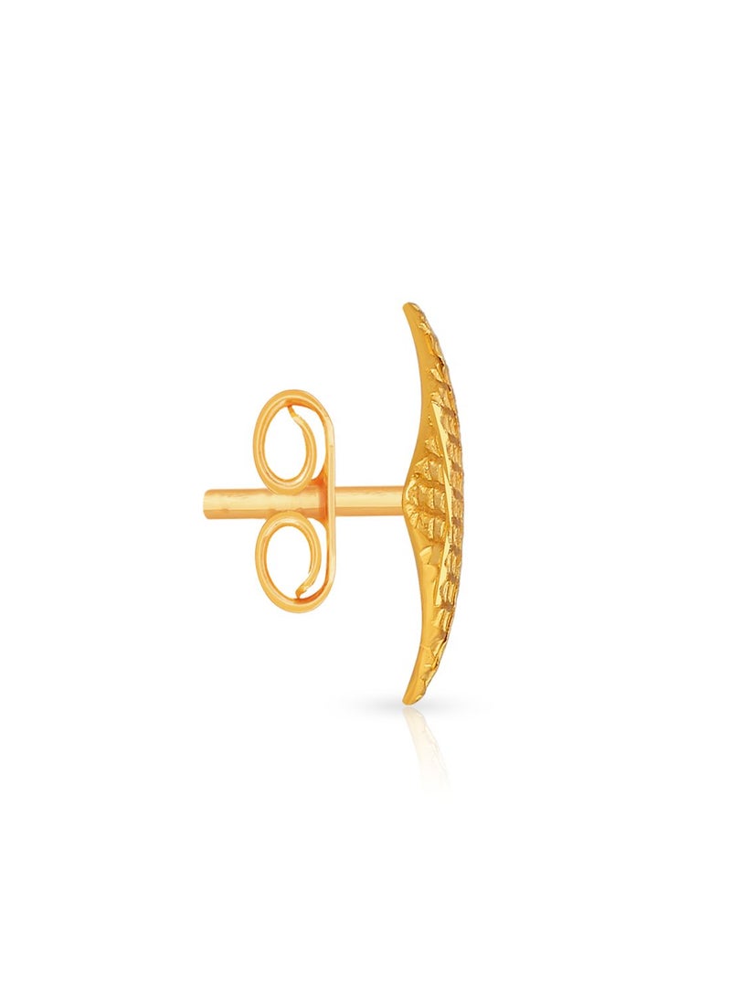 Malabar Gold and Diamonds 22 Karat 916 Purity Studs Gold Earrings AIER131Y - Image 2
