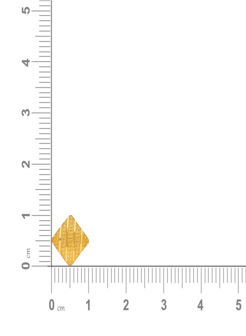 Malabar Gold and Diamonds 22 Karat 916 Purity Studs Gold Earrings AIER131Y - Image 4