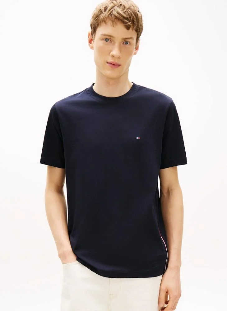 Global Stripe Side Seam Jersey T-Shirt
