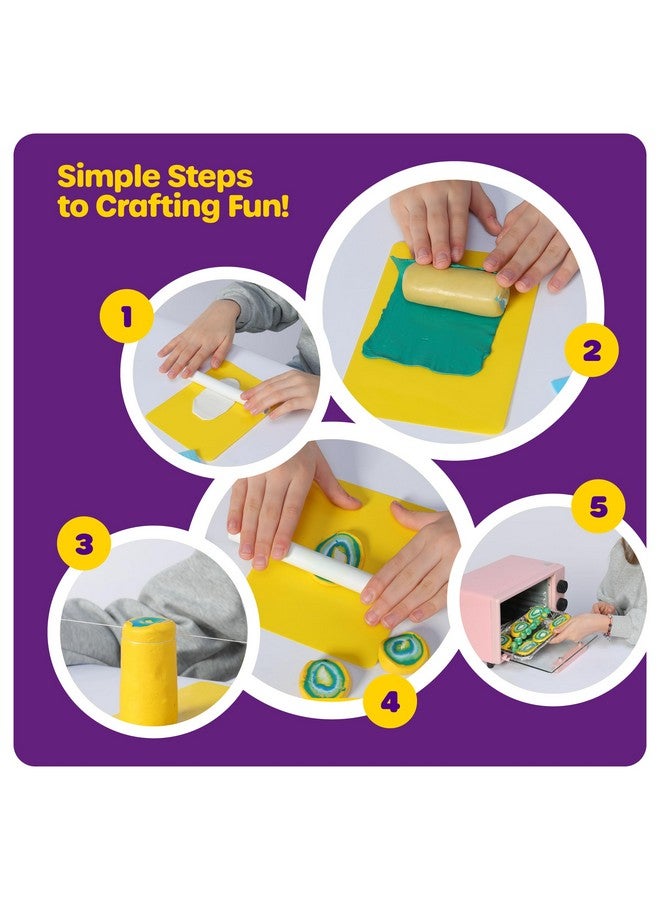 دان آند دارسى مجموعة أدوات يدوية لتصنيع أجراس الرياح من الطين للأطفال - حرف يدوية للفتيات من سن 8 إلى 12 عامًا - هدايا عيد ميلاد للفتيات من سن 6 إلى 7 سنوات - أفكار هدايا - فنون وحرف يدوية للأطفال - ألعاب أدوات يدوية - هدية للأولاد من سن 8 إلى 10 سنوات - Image 5