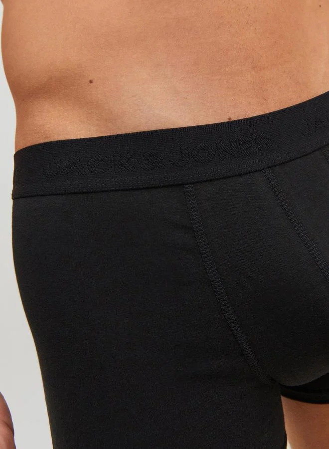 JACK & JONES Pack of 3 Logo Waistband Trunks