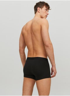 JACK & JONES Pack of 3 Logo Waistband Trunks  - Image 3
