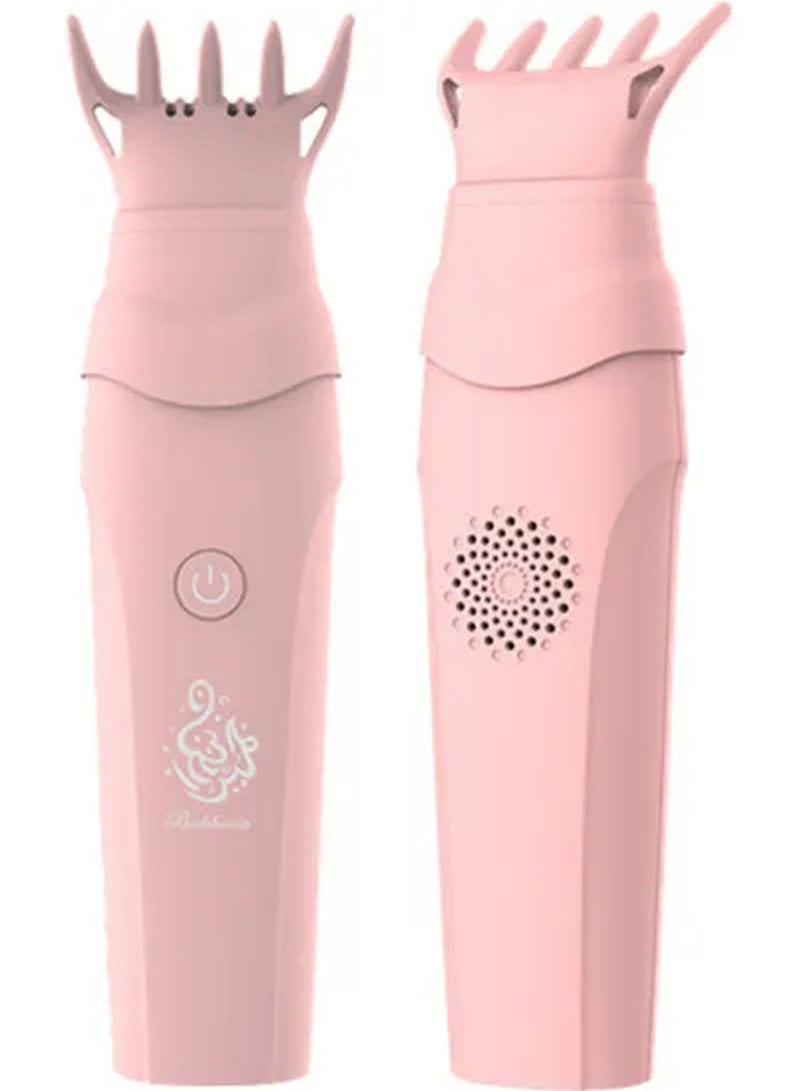 جينيكست Electronic Portable Incense Burner with Hair comb Pink ‎340grams - Image 2