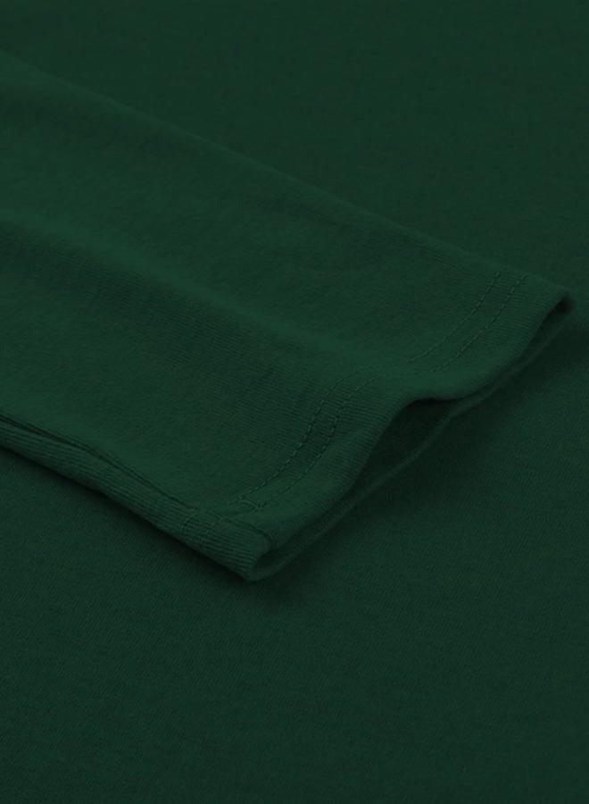 Poetsky Fall Womens Tunic or Tops to Wear with Leggings Long Sleeve Casual Long Shirts with Pockets, Forest Green, L - Image 3