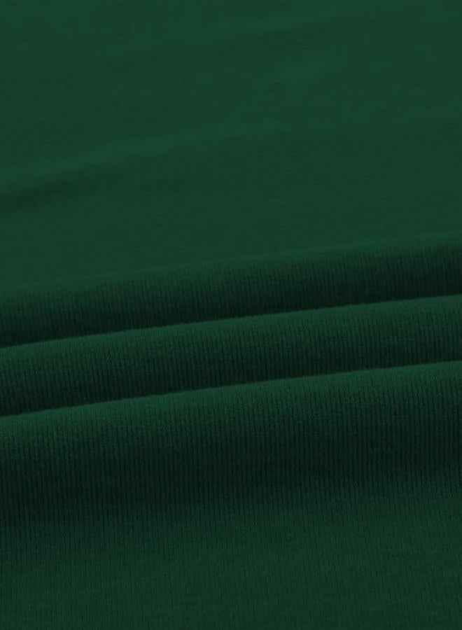 Poetsky Fall Womens Tunic or Tops to Wear with Leggings Long Sleeve Casual Long Shirts with Pockets, Forest Green, L - Image 4