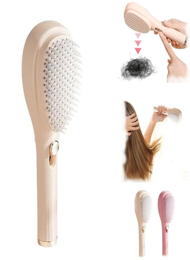 SPRADE Self Cleaning Hairbrush | Telescopic Self Cleaning Brush | One-Click Cleaning Hair Comb for Women and Men | Telescopic Design for All Hair Types and Wigs | 2 in 1 Comb | Hair Dressing Comb | Hair Comb | Hair Styling Comb | Anti-Static Massage Comb | 2 in 1 Hair Comb | Hair Styling Tool | Retractable Hair Brush - Image 5