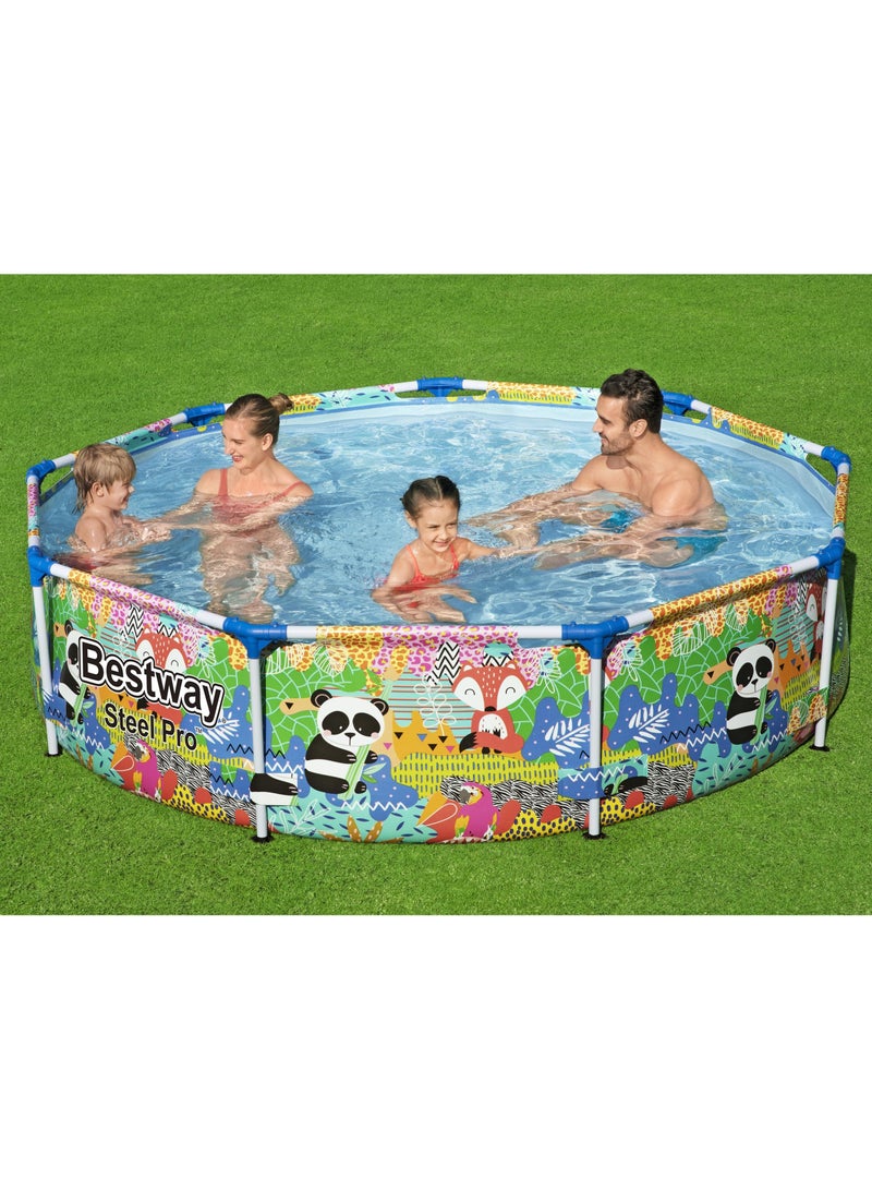 Bestway Steel Pro Pool 274x66cm | Family Swimming Pool | Above Ground Pool | Backyard Pool | Steel Framed Pool | Summer Fun with Friends and Family - Image 2