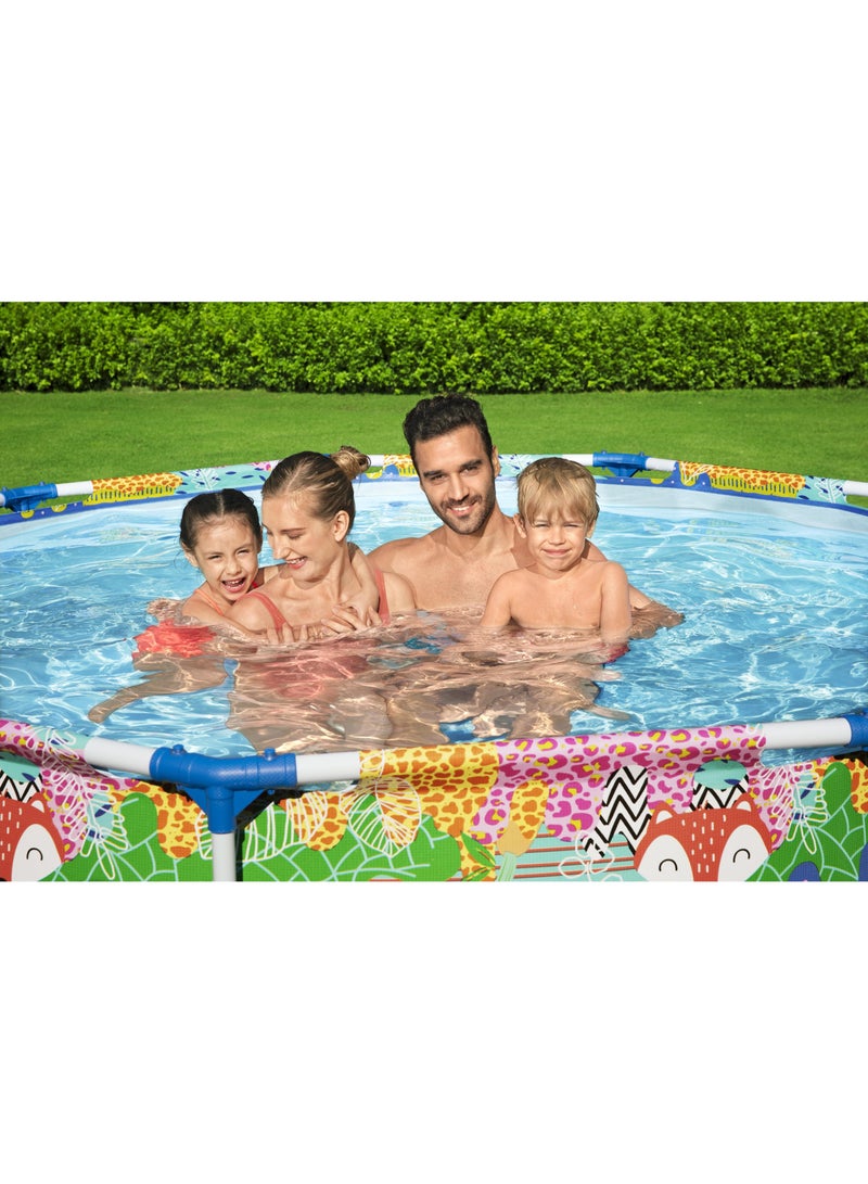 Bestway Steel Pro Pool 274x66cm | Family Swimming Pool | Above Ground Pool | Backyard Pool | Steel Framed Pool | Summer Fun with Friends and Family - Image 3