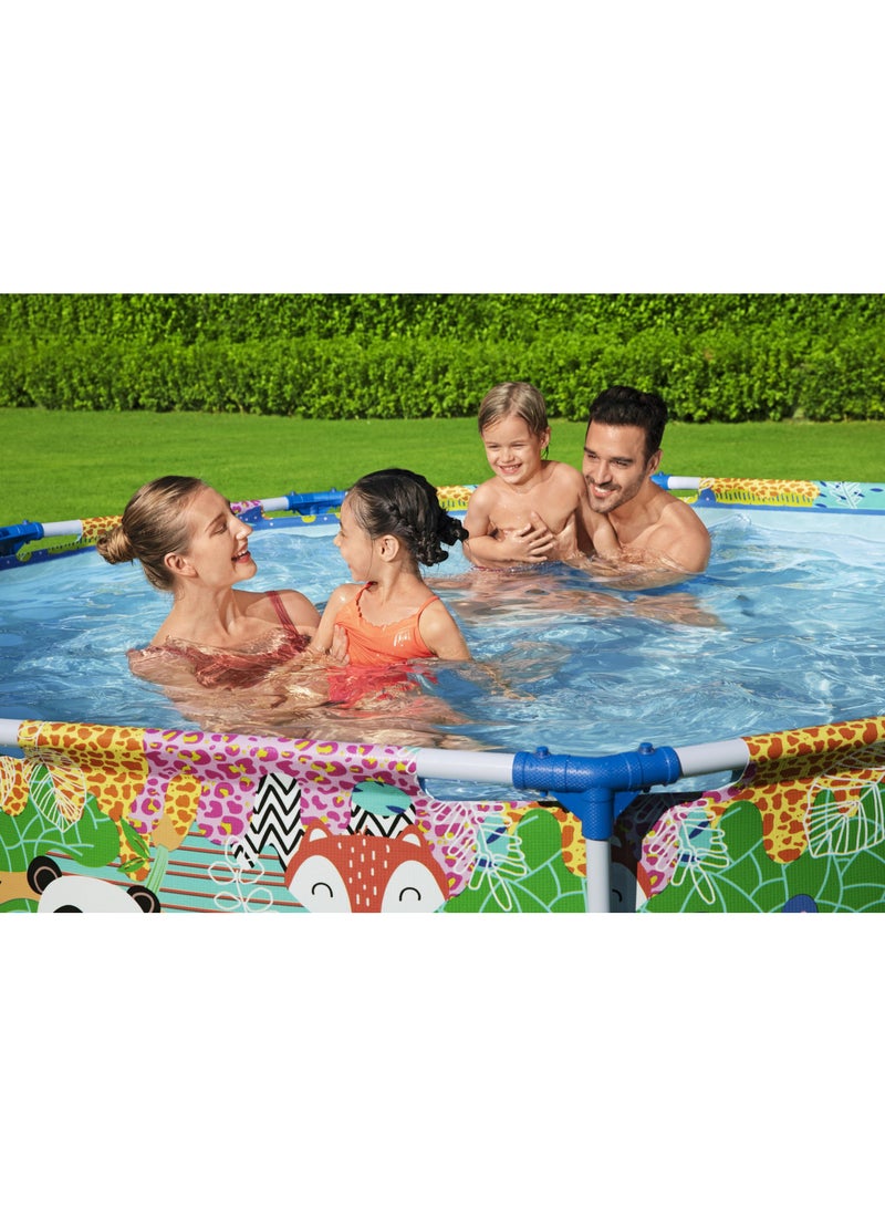 Bestway Steel Pro Pool 274x66cm | Family Swimming Pool | Above Ground Pool | Backyard Pool | Steel Framed Pool | Summer Fun with Friends and Family - Image 4
