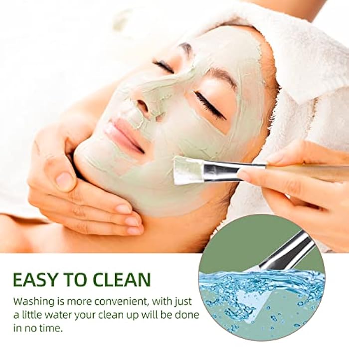 JPNK New Facial Mask Bowl Set, New DIY 6Pack DIY Clay Mask Mixing Kit (Brown) - Image 4